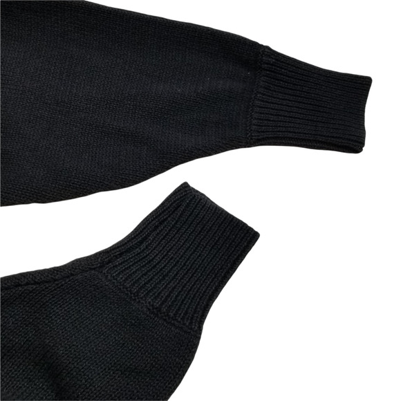 Vintage Victoria Jones Christmas Sweater Womens Sm Black Purple Beaded Sequins - Picture 5 of 13